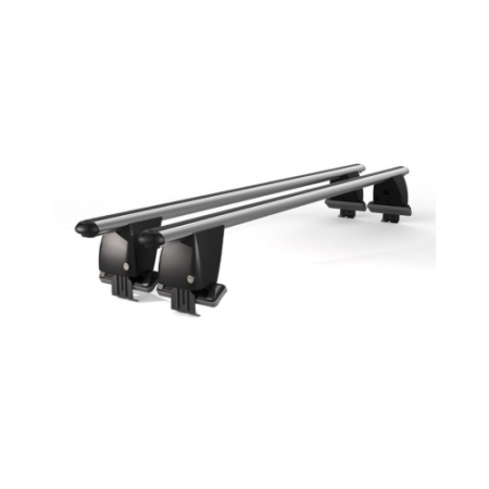 Bare transversale portbagaj auto aluminiu compatibile plafon neted Mitsubishi L200 Triton IV 2006-2015 argintii sau negre [2]