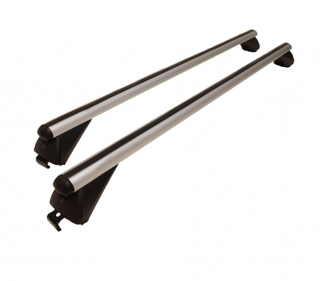 Universale - Bare transversale universale din aluminiu  pentru plafon cu sine longitudinale tip Flush Rails, 120 cm, 90 kg, Crom