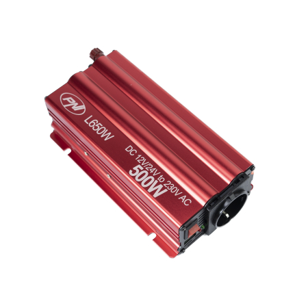 Bax cu 20 bucati invertor de tensiune PNI L650W alimentare duala 12V/24V, iesire 230V, 500W, sinus modificat, mufa USB 5V 500mAh, cu clesti alimentare si mufa de bricheta inclusa [3]