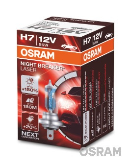 Electronice si electrice auto - Bec 12V H7 55 W Night Breaker Laser Nextgen +150% Osram