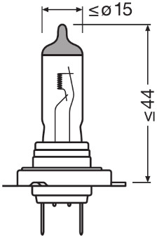 BEC 12V H7 55 W ORIGINAL OSRAM [3]
