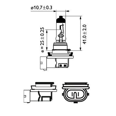 Bec Far H8 Pgj19-1 35W 12V Vision Philips [1]