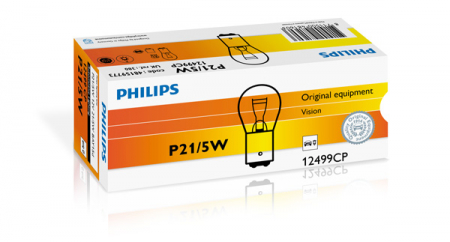 Bec Frana P21/5W 12V Set 10 Buc Philips [1]