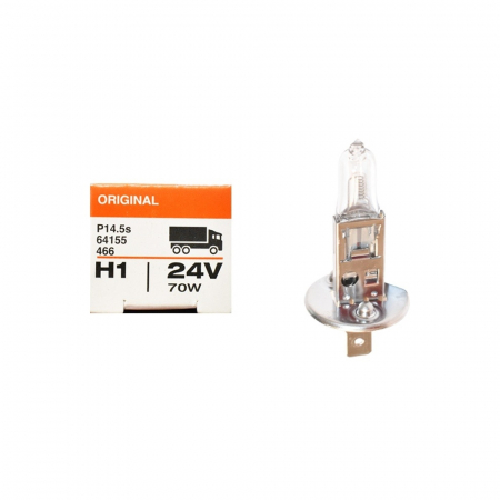 Proiectoare, lampi si leduri - Bec halogen H1 24V/84W P14.5S Osram Cod:64155