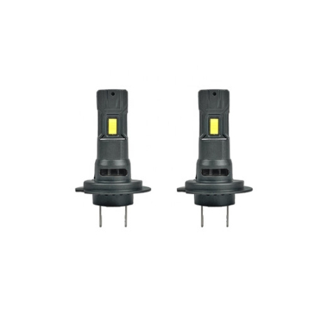 Becuri LED - Bec LED auto H7 3936lm 6500K alb rece Canbus 12V set 2 bucati
