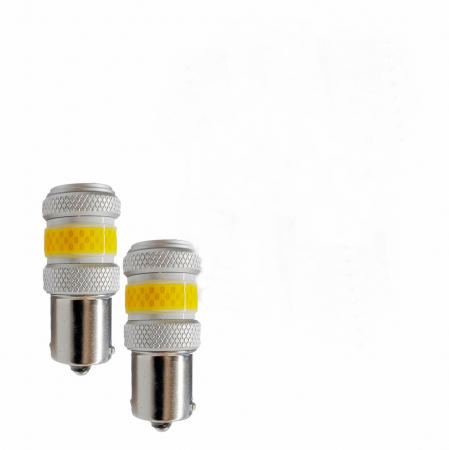 Proiectoare, lampi si leduri - Bec o faza BAU15S PY21W T.N. LED COB 12W PREMIUM Cod: W3-BAU15S-Y-EK