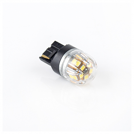 Bec o faza T20 7440 W21W 15SMD 2835 12V CANBUS nonpolar 320 lumen Lumina galbena [2]