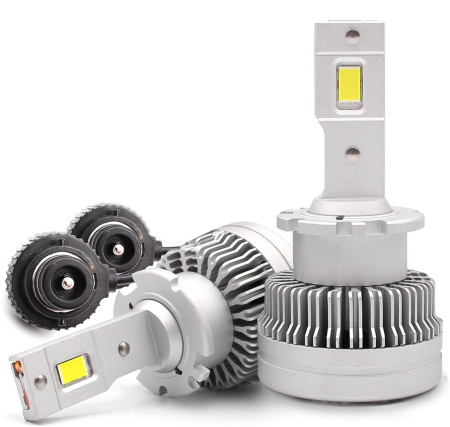 Electronice si electrice auto - Becuri auto LED D2S 12-24V, 6000K, 50000LM cu CANBUS - Set 2 bucăți