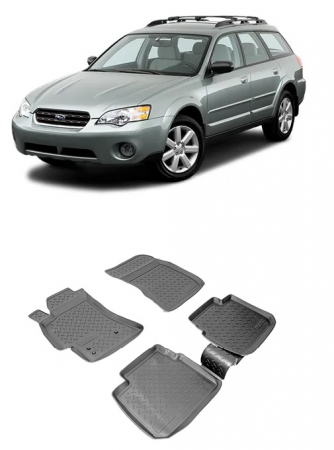 Subaru - Set covorase cauciuc tip tavita SUBARU OUTBACK (2003-2009)