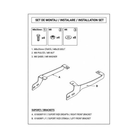 Bullbar auto fata negru mat compatibil Dacia Duster III 2024-2026 cu kit montaj [6]