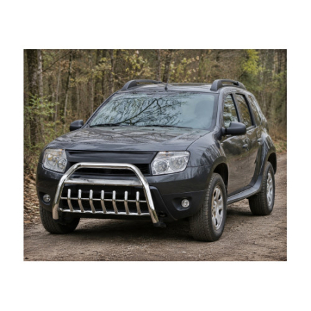 Dacia Duster - Bullbar inox compatibil Dacia Duster I 2010-2017 cu kit montaj inclus