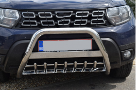 Dacia Duster - Bullbar Inox compatibil Dacia Duster II 2018-2022 (include si kitul de montaj)
