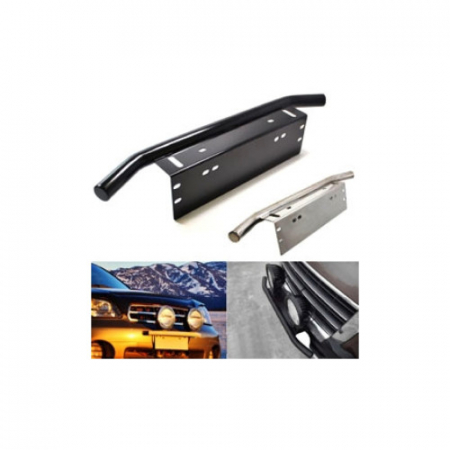 Bullbar universal cu suport de proiectoare Crom [1]