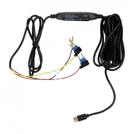 Cablu de alimentare PNI pentru DVR-uri auto, intrare 12V/24V, iesire 5V 2.5A, lungime 3.5 metri [4]