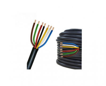 Accesorii Remorca - Cablu instalatie remorca 7 fire / 7x0,75mm (pret pe metru) Cod: GZ7075