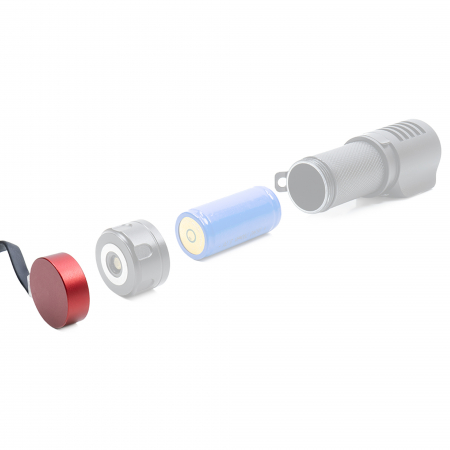 Cablu USB pentru incarcare lanterne PNI Adventure F75, cu contact magnetic, lungime 50 cm [5]