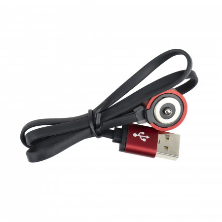 Import - Cablu USB pentru incarcare lanterne PNI Adventure F75, cu contact magnetic, lungime 50 cm