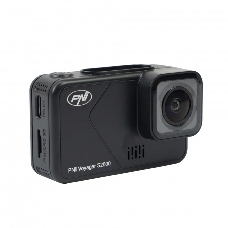 Camera auto DVR PNI Voyager S2500 WiFi, 4K UHD, ecran 2 inch, inregistrare ciclica, monitorizare parcare, detectie miscare, inregistrare video si audio, alimentare 12V/24V [6]