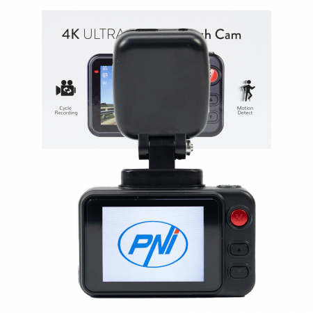 Camera auto DVR PNI Voyager S2500 WiFi, 4K UHD, ecran 2 inch, inregistrare ciclica, monitorizare parcare, detectie miscare, inregistrare video si audio, alimentare 12V/24V [2]