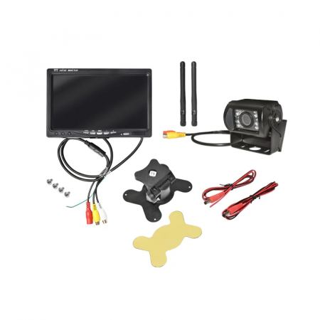 Camere auto - Camera marsarier wireless cu display 12V