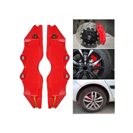 Noutati Real Auto - Set Capace ornament etrier marime L,culoare Rosu