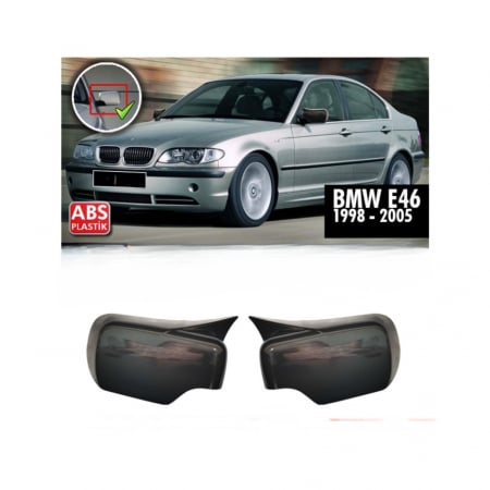 Capace Oglinzi auto - Capace oglinda tip BATMAN compatibile BMW Seria 3 E46 1998-2005