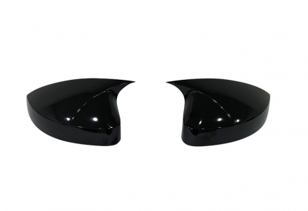 Capace oglinda tip BATMAN compatibile cu Audi A3 8V - 8V FL 2012-2019 negru lucios [4]