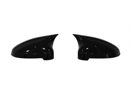 Capace oglinda tip BATMAN compatibile cu Audi A5 2007 - 2016 / B8 - B8 FL negru lucios [2]