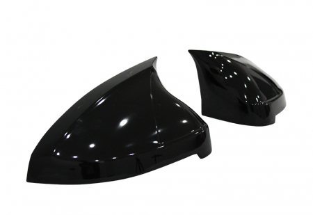 Capace oglinda tip BATMAN compatibile cu Audi A5 2007 - 2016 / B8 - B8 FL negru lucios [1]