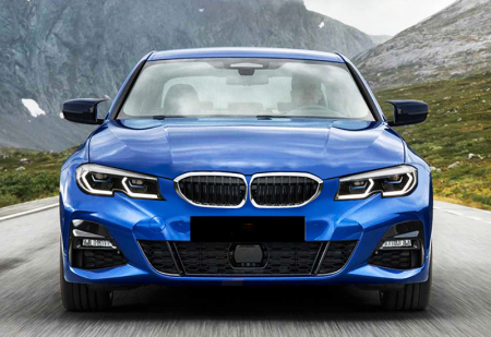 Capace Oglinzi auto - Capace oglinda tip BATMAN compatibile cu BMW Seria 3 (2019 -2022)G20 negru lucios