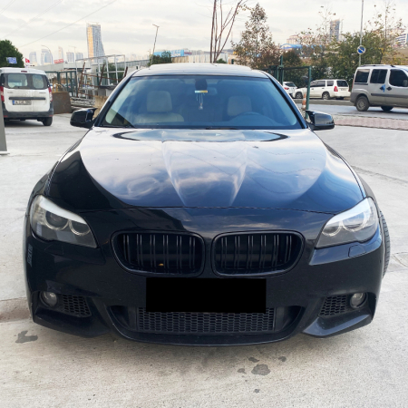 Capace oglinda tip BATMAN compatibile cu BMW Seria 5 (2010-2013) F10 negru lucios [1]