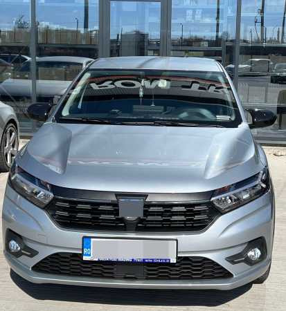 Capace Oglinzi auto - Capace oglinda tip BATMAN compatibile DACIA LOGAN 3 2020-2023 negru lucios