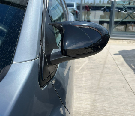 Capace oglinda tip BATMAN compatibile DACIA LOGAN 3 2020-2023 negru lucios [2]