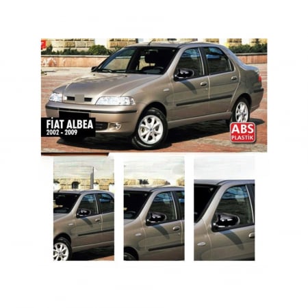 Capace Oglinzi auto - Capace oglinda tip BATMAN compatibile Fiat Albea (2002-2009)