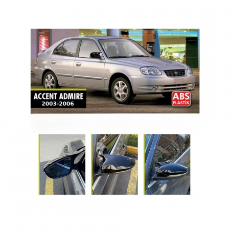 Capace Oglinzi auto - Capace oglinda tip BATMAN compatibile Hyundai Accent Admire (2003-2006)