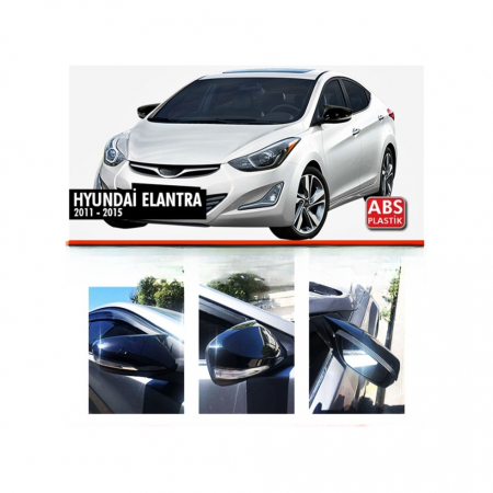 Capace Oglinzi auto - Capace oglinda tip BATMAN compatibile Hyundai Elantra 2011-2015 cu semnalizare in oglinda
