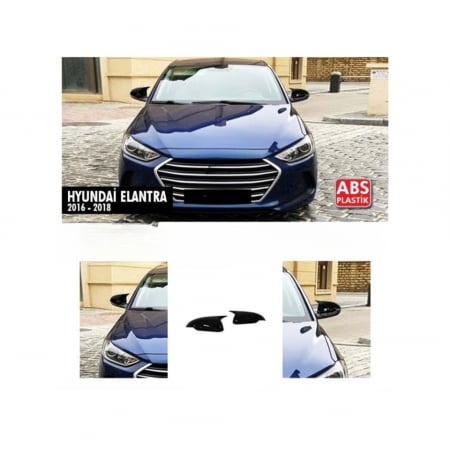 Capace Oglinzi auto - Capace oglinda tip BATMAN compatibile Hyundai Elantra 2016-2018 fara semnalizare in oglinda Cod: BAT10116 / C542-BAT2