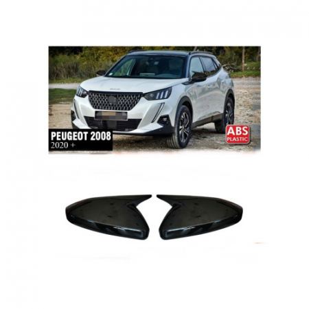 Capace Oglinzi auto - Set Capace oglinzi tip BATMAN compatibile Peugeot 2008 (2019-2024)