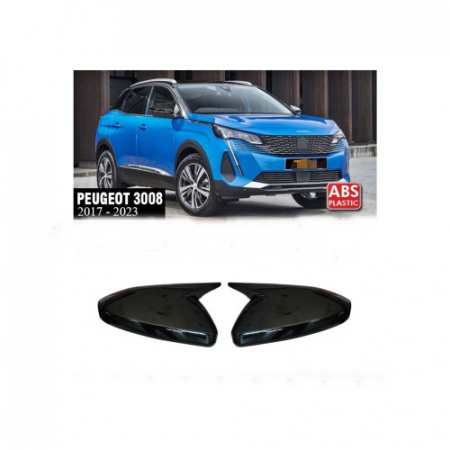 Capace Oglinzi auto - Set Capace oglinzi tip BATMAN compatibile Peugeot 3008 (2017-2023)