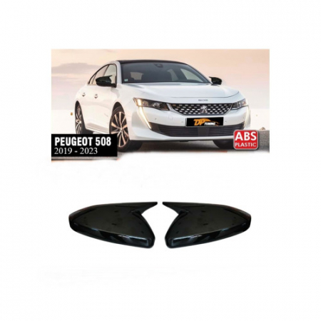 Capace Oglinzi auto - Set Capace oglinzi tip BATMAN compatibile Peugeot 508 (2019-2023)