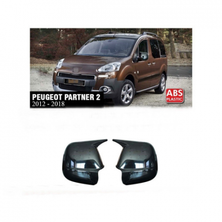 Capace Oglinzi auto - Set Capace oglinda tip BATMAN compatibile Peugeot Partner 2 (2012-2018)
