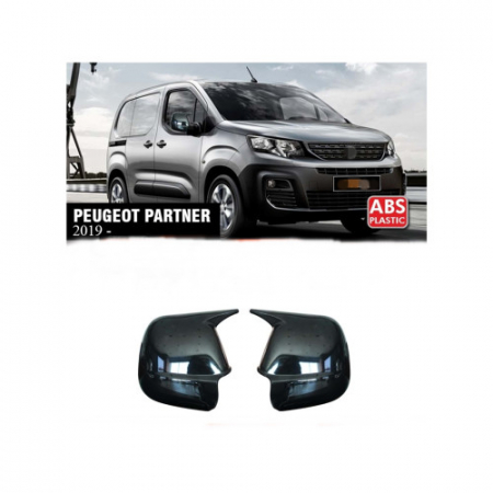 Capace Oglinzi auto - Set Capace oglinzi tip BATMAN compatibile Peugeot Partner 2019 -2024