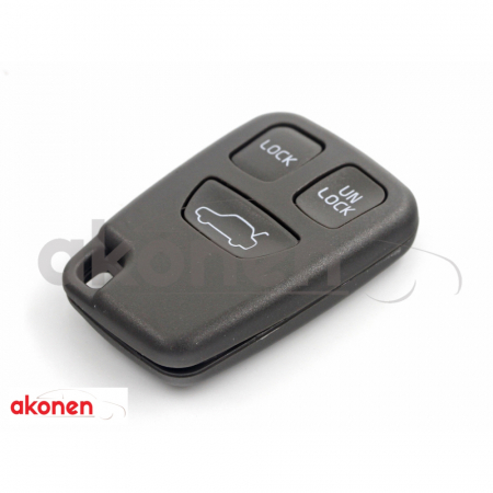 Carcase chei auto - Carcasa Cheie Contact Pentru Volvo S40 / S60 / S80 / V40 / V70 / Xc90, 3 Butoane, Fara Cheie