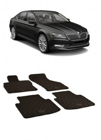 Skoda - Covorase auto cauciuc dedicate  SKODA SUPERB III (2015-2019)