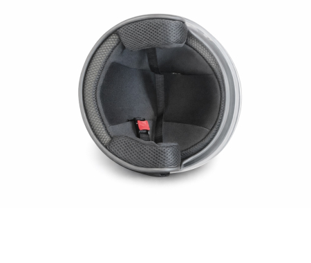 Casca cu viziera pentru motor, scuter, ATV - marime M/L, albastru metalizat [3]