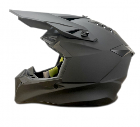 Casca pentru copii, pentru motocicleta, ATV, bicicleta – Enduro, Cross – marime XS (47–48 cm), Negru mat [2]