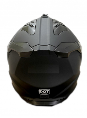 Casca pentru copii, pentru motocicleta, ATV, bicicleta – Enduro, Cross – marime XS (47–48 cm), Negru mat [4]