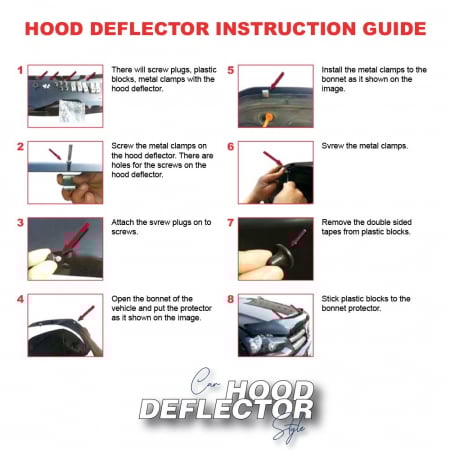 Deflector capota HYUNDAI TUCSON 2016-2020 [2]