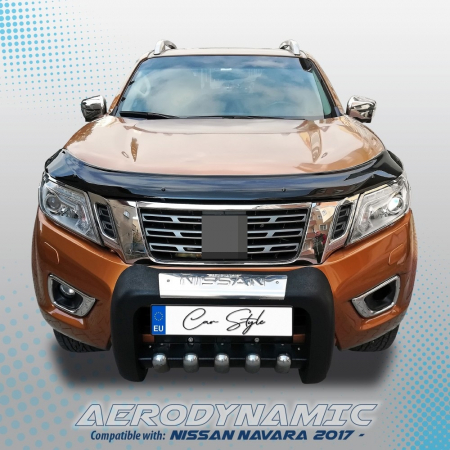 Accesorii pentru exterior - Deflector capota NISSAN Navara 2014-2019
