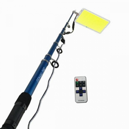 Lanterne / Lampa lucru - Lampa LED extensibila 4.5m 200w 15000lm. Lumina ALBA 6000k si telecomanda